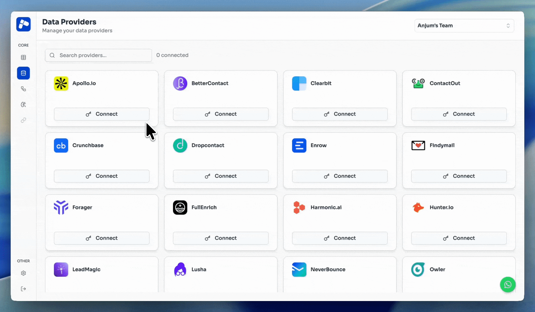 Connect Your API Keys